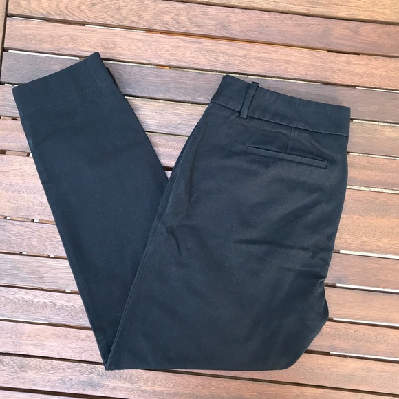 Cynthia Rowley Black Cigarette Pants - 8 - Picture 2 of 6